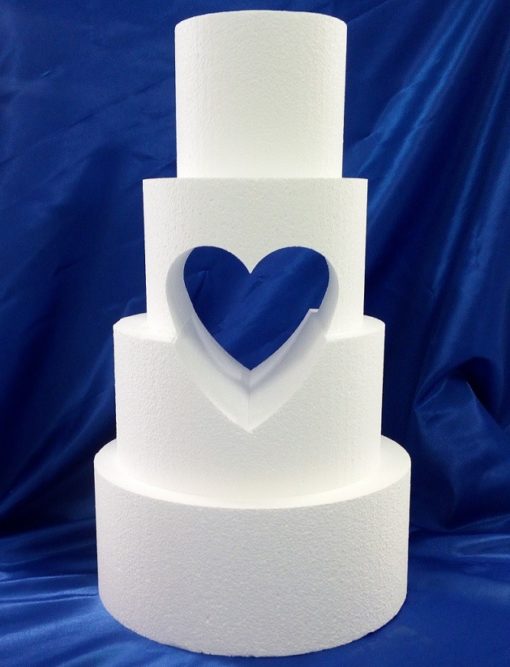 4 tier heart cut out