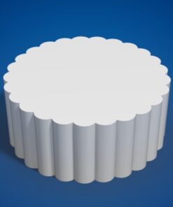 Scalloped Cake Dummies
