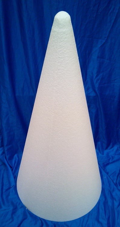 large polystyrene cone